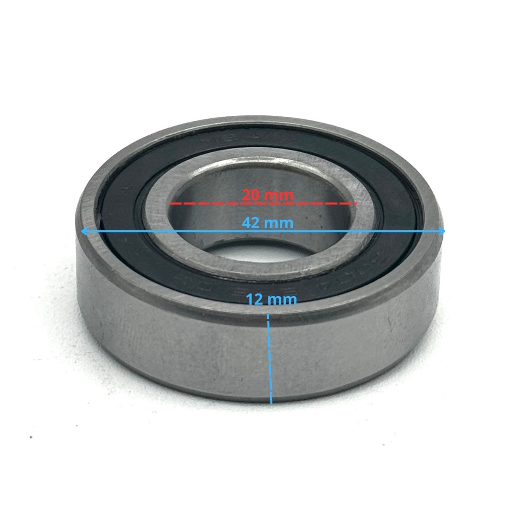 Rodamiento 6004 RS para llantas-motosapollo.com